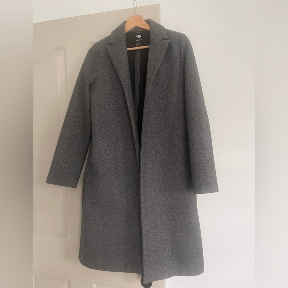 Zara Charcoal Overcoat